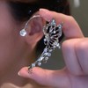 Sparkling Butterfly Ear Cuff for Women No Piercing Clip On