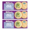 Milton's Gourmet Crackers, Salt & Pepper - Non-GMO Project Verified,