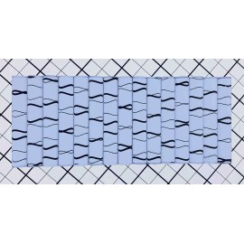 Best Acrylics 15 Pcs 1/2” x 3” LONG CLEAR BLUE FLUORESCENT ACRYLIC PLEXIGLASS ROD DOWELS