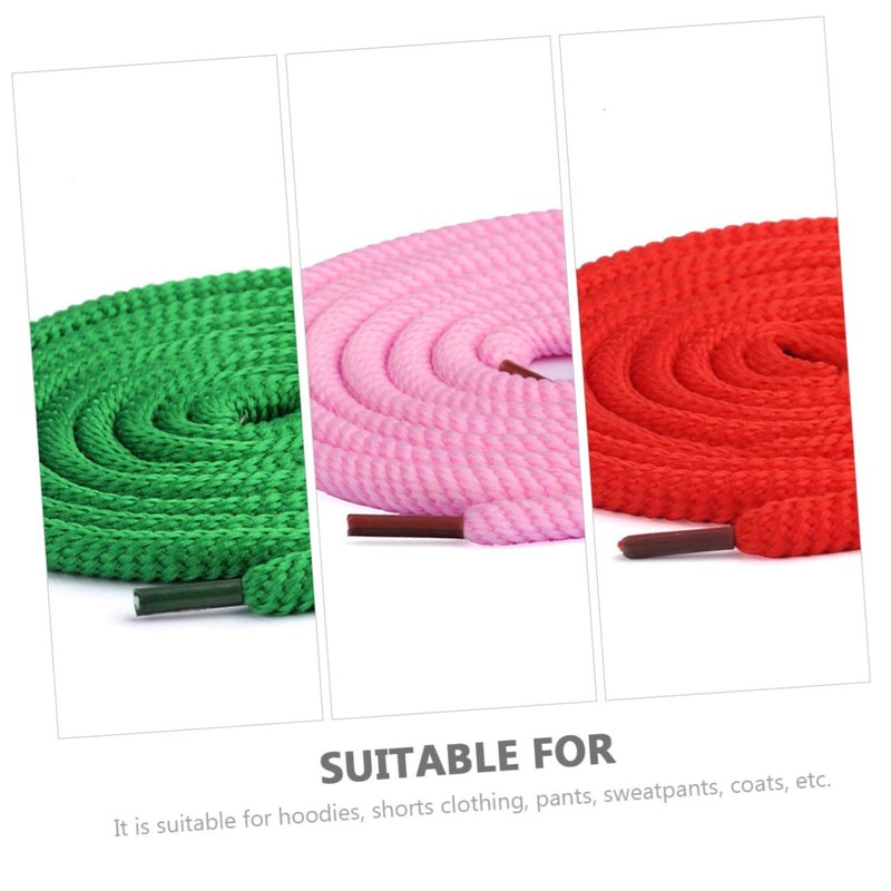 Ciieeo Sweatpants Strings 10 Pcs Drawstring Cords Elastic Drawstrings for