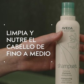Aveda Shampure Nurturing Shampoo | Limpia y Nutre | Limpia suavemente, Aroma Floral, Para cabello fino
