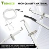 TEENGSE Igniter Ceramic Electrode, 2PCS Ceramic Igniter Electrode Replacement Parts,