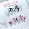 Halloween Edition Handmade Nail Tips - 5. Mix (Be sure