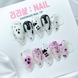 Halloween Edition Handmade Nail Tips - 5. Mix (Be sure to leave a comment in the request) / 할로윈 에디션 수제네일팁 - 5.믹스 (요청사항에 꼭 남겨주세요)
