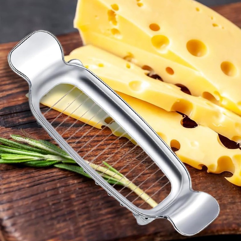 Premium Butter Wire Slicer, Multifunctional Cheese Cutter, Aluminum Cheese Wire