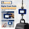 Bigorenda Hanging Scale, 4410LB/2000KG Digital Crane Scale,High Precision Heavy Duty