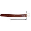 HC Women's Men's Premium Buffalo Leather Belt with Press Stud,