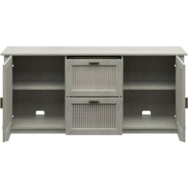 Twin Star Home Sideboard Buffet (Fairfax Oak) - Assembly Required