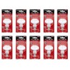 Panasonic Mini SLR Bulb V W Shape E17 Base [Set of 10] lr100 V40 W, Small – 10set