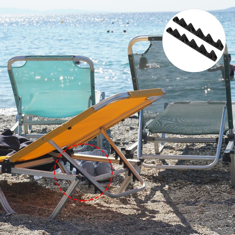 MAGICLULU Set of 2 Adjustable Brackets for Deck Chairs, Robust