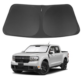 Windshield Sun Shade Compatible with 2022 2023 2024 2025 2026 Ford Maverick Hybrid XL XLT Lariat Truck Accessories Protect Car from Sun Rays & Heat Damage