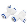 uxcell 3/8-inch x 3/8-inch x 1/4-inch T Shaped 3 Way