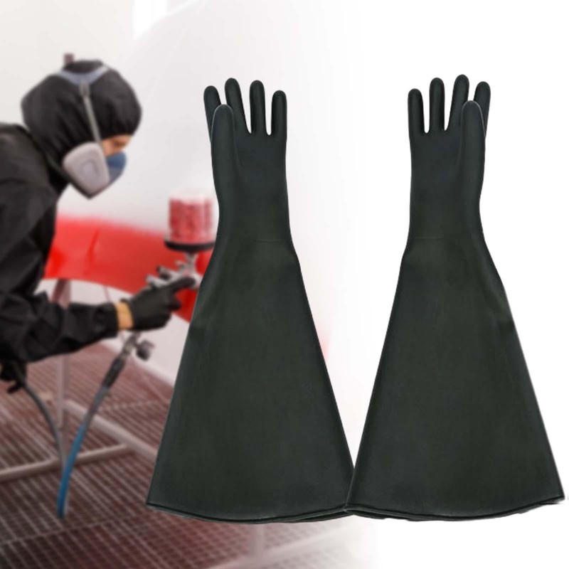 Folpus Sandblasting Gloves, Sandblasting Gloves, Waterproof, Sand Blasting Gloves, Rubber