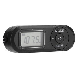 Mini Fm Radio, DSP Portable 1.1inch LCD Digital Music Mini Fm Radio Pocket Player with Power Off Dab Radios Black Earphoneradio Dab Memory Function 1.1 Inch Screen Digital