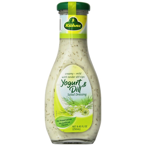 Kuhne Yogurt and Dill Salad Dressing, 8.45 Ounce (Pack of 8)