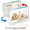 Acrylic Photo Frame Crystal Clear Frameless Double Sided Freestanding Photo