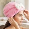 2 toallas de pelo para mujer, gorras de microfibra suave