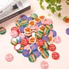 WILLBOND Reward Button Pins Recognition Button Round Pins Positive Appreciation