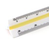 Jimjis Triangle Scale, 11.8 inches (30 cm), Drafting Supplies, Scale