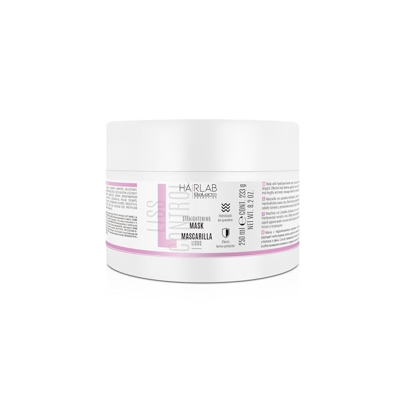 Salerm Mascarilla Cabellos Lisos, 8.5 Ounce/250 ml