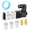AIRIX 4V110-06 Pneumatic Solenoid Valve DC12V, 2 Position 5 Way,