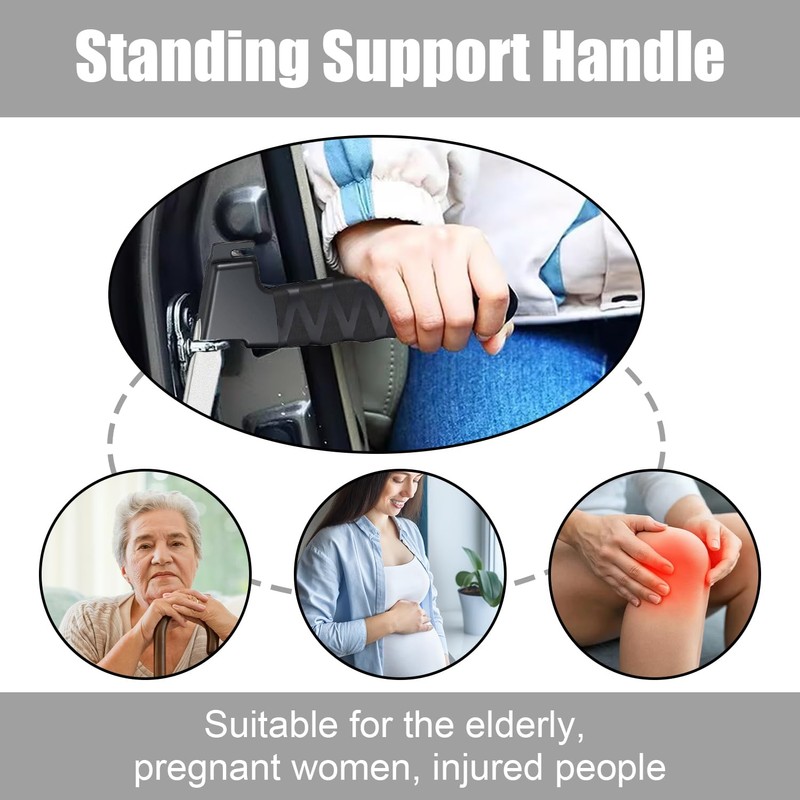 Car Door Handle for Elderly, 3 in 1 Car Window