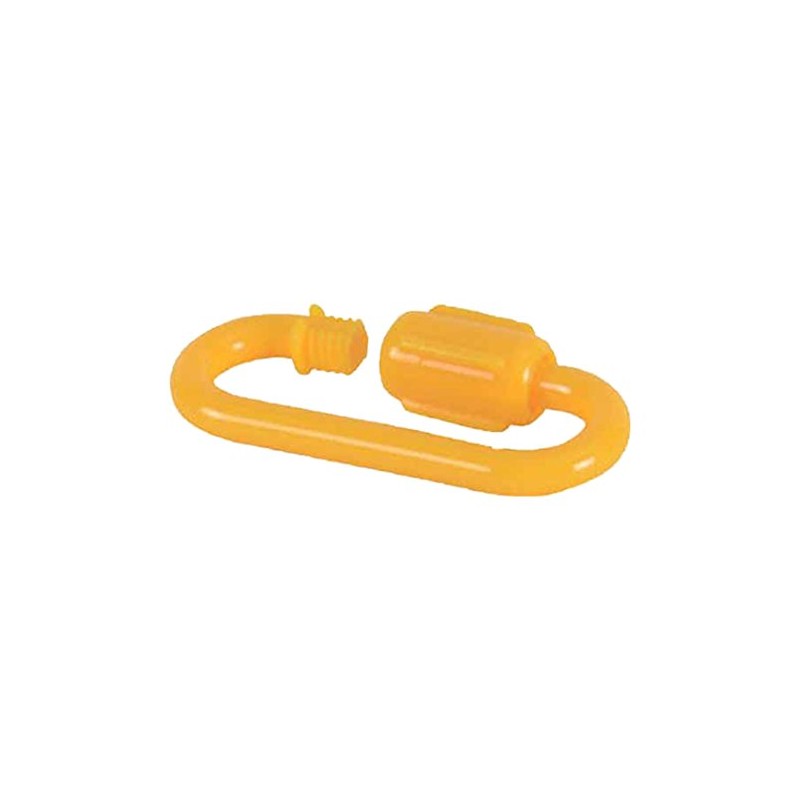 TRUSCO(トラスコ) プラカラビナ イエロー 6MM (2個入) TCK6Y