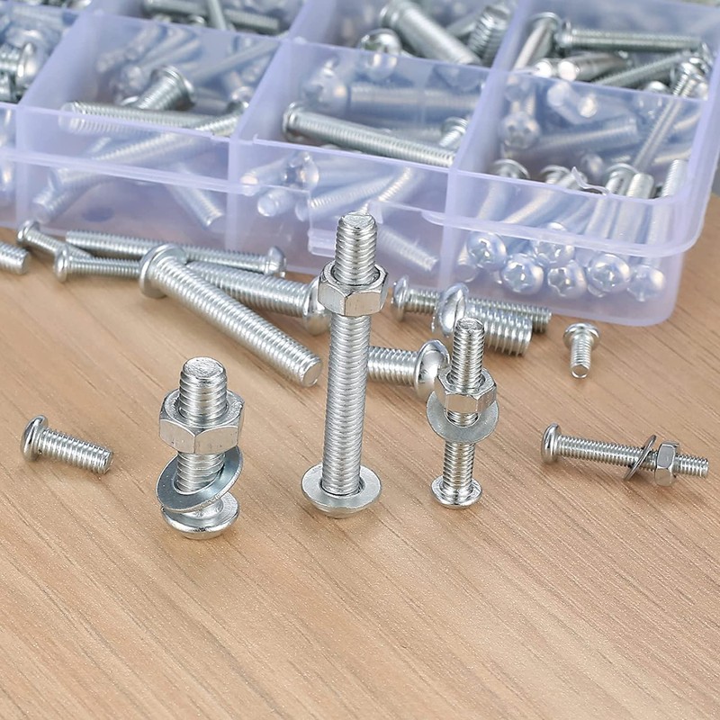 ItMvmt 1080 Pcs Screws and Nuts Assortment Kit, Metric Machine