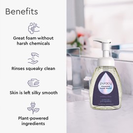 Puracy Foaming Hand Soap - Plant-Powered Natural Hand Soap As Seen on TikTok, Non-Toxic, Sulfate-Free Liquid Soap, Moisturizing Foam Handwash Liquid (Lavender & Vanilla, 12 fl oz, 3-Pack)