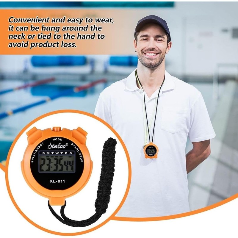 Stopwatches, Digital Sports Stop watch, referee kit, Handheld stopwatch Split