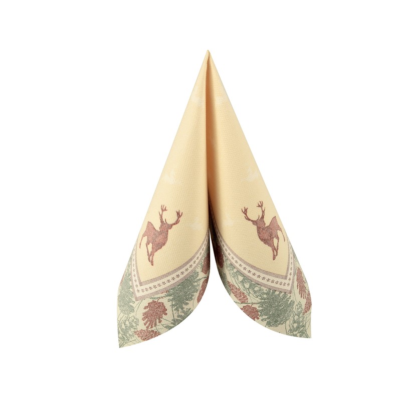 Papstar, 50 Servietten "ROYAL Collection" 1/4-Falz 40 cm x 40