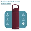 OMNIA Vacuum Insulated Stainless Steel Water Bottle, 2 Lids (Straw