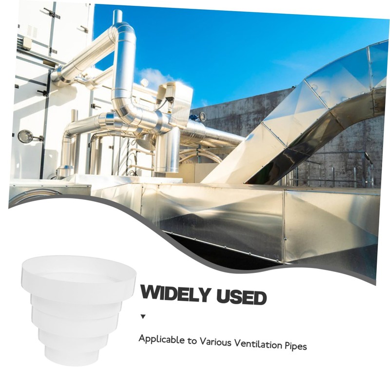 COHEALI Dryer Duct Connector PVC Reducer Inline Adapter for Hvac