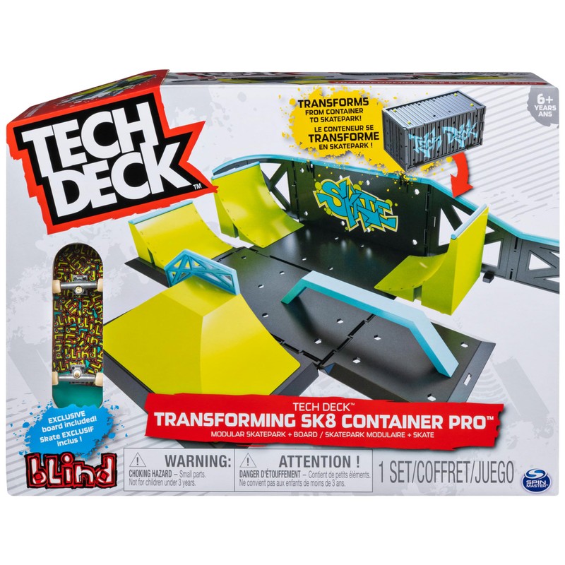 Tech Deck, Transforming SK8 Container Pro Modular Skatepark with Exclusive