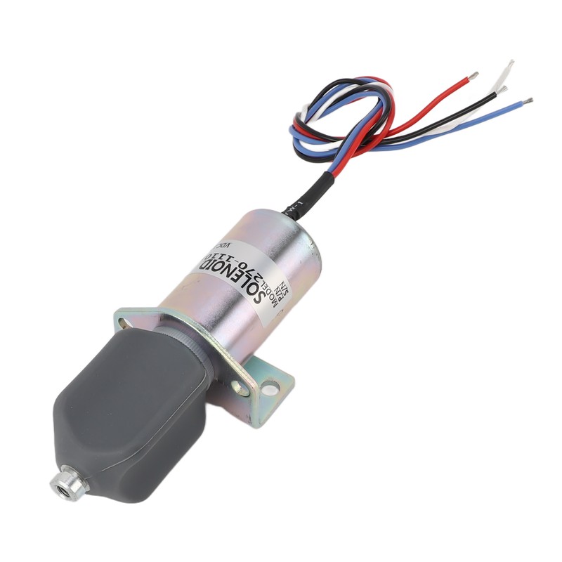 12V Electric Exhaust Solenoid High Accuracy Anti Interference 4 Wire