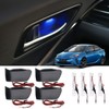 BUYFULL Prius 50 Series Front and Rear Door Handle, Illumination,