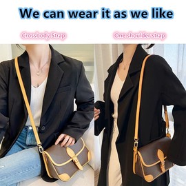 RYYXZXL Vachetta Leather Replacement Adjustable Shoulder Strap for L V Handbag Replacement Bag Strap