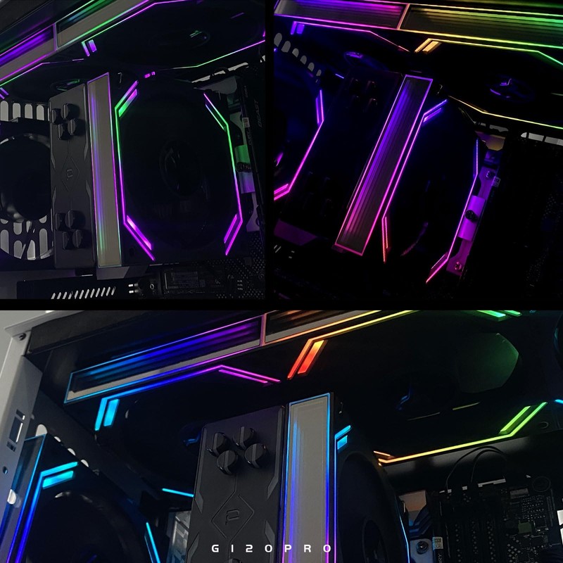 iHTP UNI Fan 120mm ARGB PWM G120PRO Forward Case Fan,