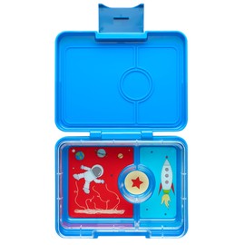 Yumbox Snack Box - 3 Compartment - Leakproof Bento Lunch Box for Kids (Surf Rocket)