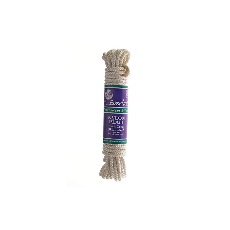 Everlasto Plaited Nylon Sash Cord Pulley Line Rope with Strong