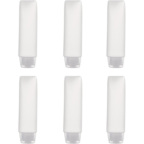 5 Pcs 1 oz Travel Bottles Empty Refillable Toothpaste Tubes