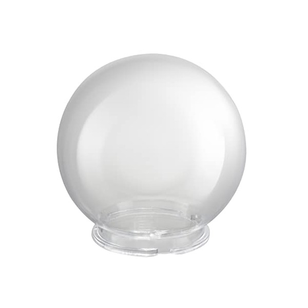 Aspen Creative 28001-60-11, 6" Clear Acrylic Lamp Post Globe w/