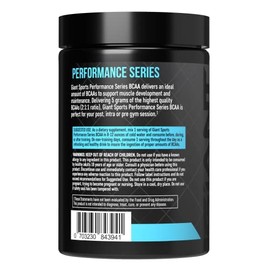 Giant Sports Performance Edge Series BCAA 30 Serving (Blue Raspberry, 30 Serving)