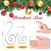 200 Pcs Christmas Ornaments Hooks, 2 Inch and 3.1 Inch