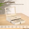 AUTOARK Pine Wood 16 Piece Eyeglasses Storage and Sunglass Glasses