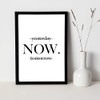 WBdesignz Present Picture Now Poster Wall Picture Wall Decoration Mindset