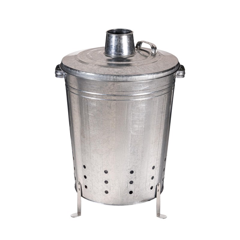 Evergreen Incinerator Burn Barrel with Lid | Yard Waste Garden
