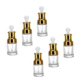 VILLFUL 30ml Essential Oil Dropper Bottle Set of 6 Refillable Travel-Sized Secure and Convenient Dispenser
