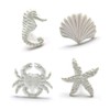 Primst Beach Ocean Theme Cast Iron Drawer Knobs, Sea Horse