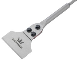 TOPWAY SDS Plus Scalpello per Piastrelle 4 Pollici (300mm x 100mm) Raschietto per Pavimenti, Scalpello a Spatola per Rimozione di Piastrelle, Tappeti, Linoleum 121116